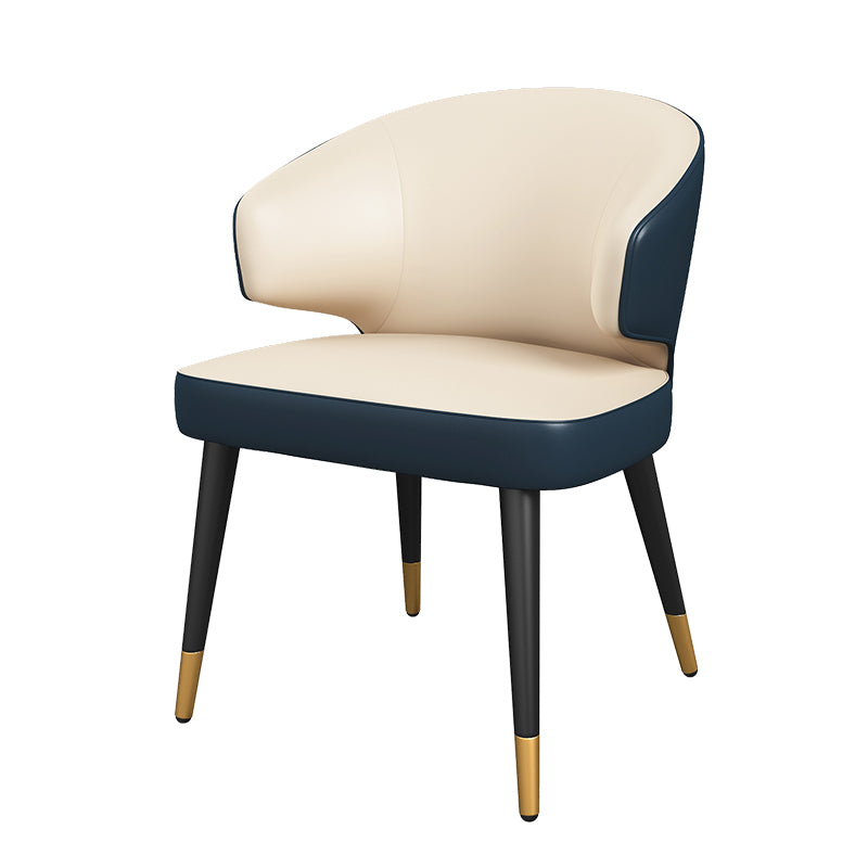 1/5 Pcs Metal Scandinavian Dining Room Set with Round Table Dinette Set 1 White Chair Clearhalo 'Dining Room Sets' 'Dining Tables & Seating' 'dining_room_set' 'furn' 'furn_dining_room_set' 'Furniture' 'furniture_dining_room_set' 'Kitchen & Dining Furniture' 'kitchen&dining_furn' 'kitchen' 4458653