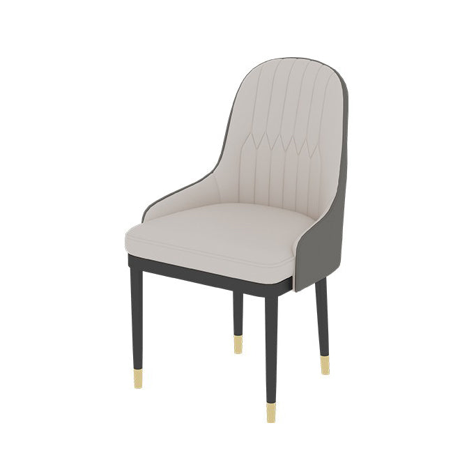 Modern 1/2/5/7 Pieces Grey Dining Set Sintered Stone Dining Table with Leather Chairs Clearhalo 'Dining Room Sets' 'Dining Tables & Seating' 'dining_room_set' 'furn' 'furn_dining_room_set' 'Furniture' 'furniture_dining_room_set' 'Kitchen & Dining Furniture' 'kitchen&dining_furn' 'kitchen' 4458674