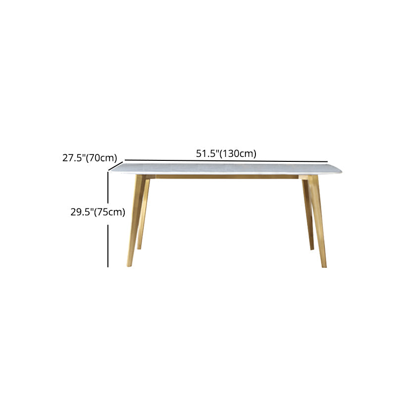 1/4/5/7 Pcs Metal Glam Dining Room Set with Rectangle Table Dining Set Clearhalo 'Dining Room Sets' 'Dining Tables & Seating' 'dining_room_set' 'furn' 'furn_dining_room_set' 'Furniture' 'furniture_dining_room_set' 'Kitchen & Dining Furniture' 'kitchen&dining_furn' 'kitchen' 4458704