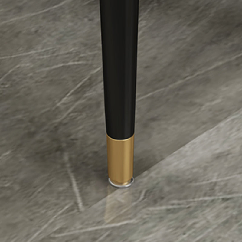 Glam 1/3/5/7 Pieces Dining Set Sintered Stone Dining Table for Home Use Clearhalo 'Dining Room Sets' 'Dining Tables & Seating' 'dining_room_set' 'furn' 'furn_dining_room_set' 'Furniture' 'furniture_dining_room_set' 'Kitchen & Dining Furniture' 'kitchen&dining_furn' 'kitchen' 4458732