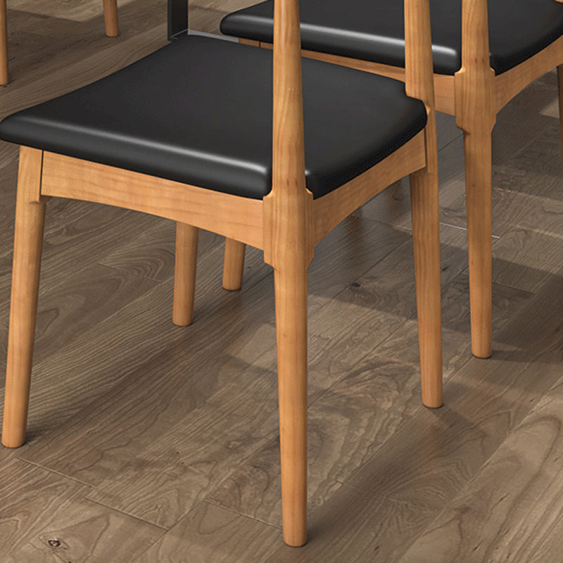 Modern 1/4/5/7 Pieces Dining Set Rectangle Solid Wood Dining Table Set Clearhalo 'Dining Room Sets' 'Dining Tables & Seating' 'dining_room_set' 'furn' 'furn_dining_room_set' 'Furniture' 'furniture_dining_room_set' 'Kitchen & Dining Furniture' 'kitchen&dining_furn' 'kitchen' 4458792