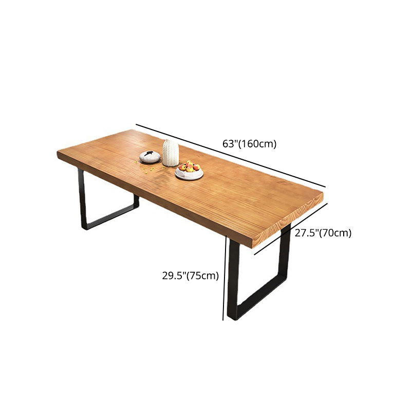 Modern 1/4/5/7 Pieces Dining Set Rectangle Solid Wood Dining Table Set Clearhalo 'Dining Room Sets' 'Dining Tables & Seating' 'dining_room_set' 'furn' 'furn_dining_room_set' 'Furniture' 'furniture_dining_room_set' 'Kitchen & Dining Furniture' 'kitchen&dining_furn' 'kitchen' 4458800