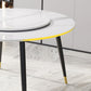 1/4/7 Pcs Metal Modern Dining Room Set with Round Table Dining Set Clearhalo 'Dining Room Sets' 'Dining Tables & Seating' 'dining_room_set' 'furn' 'furn_dining_room_set' 'Furniture' 'furniture_dining_room_set' 'Kitchen & Dining Furniture' 'kitchen&dining_furn' 'kitchen' 4458816