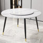 1/4/7 Pcs Metal Modern Dining Room Set with Round Table Dining Set Clearhalo 'Dining Room Sets' 'Dining Tables & Seating' 'dining_room_set' 'furn' 'furn_dining_room_set' 'Furniture' 'furniture_dining_room_set' 'Kitchen & Dining Furniture' 'kitchen&dining_furn' 'kitchen' 4458819