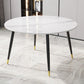 1/4/7 Pcs Metal Modern Dining Room Set with Round Table Dining Set Clearhalo 'Dining Room Sets' 'Dining Tables & Seating' 'dining_room_set' 'furn' 'furn_dining_room_set' 'Furniture' 'furniture_dining_room_set' 'Kitchen & Dining Furniture' 'kitchen&dining_furn' 'kitchen' 4458820