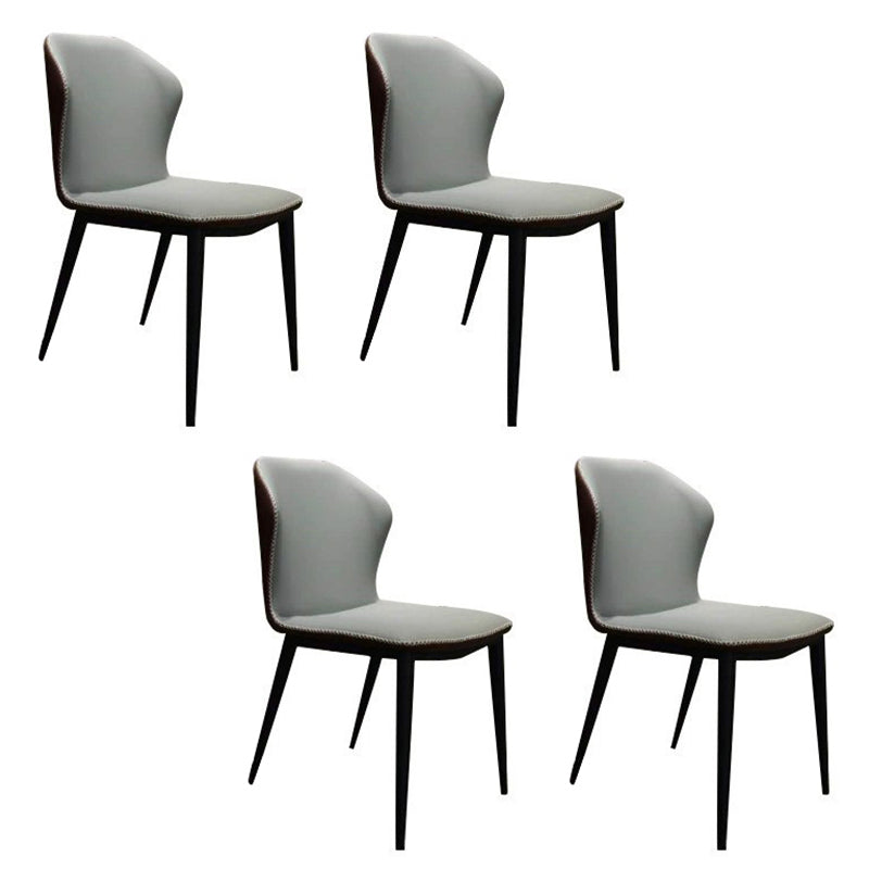 Contemporary 1/4/5/7 Pieces Dining Set Gray Sintered Stone Dining Table for Home Use 4 Grey Chairs Clearhalo 'Dining Room Sets' 'Dining Tables & Seating' 'dining_room_set' 'furn' 'furn_dining_room_set' 'Furniture' 'furniture_dining_room_set' 'Kitchen & Dining Furniture' 'kitchen&dining_furn' 'kitchen' 4458834