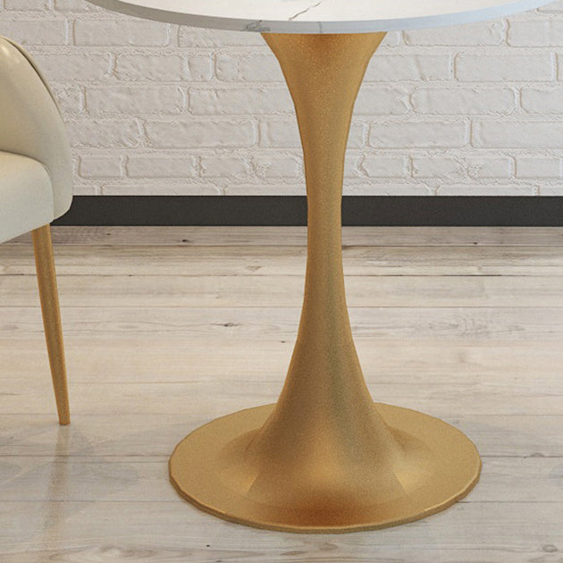 1/3/4/5 Pcs Metal Glam Dining Room Set with Round Table Dinette Set Clearhalo 'Dining Room Sets' 'Dining Tables & Seating' 'dining_room_set' 'furn' 'furn_dining_room_set' 'Furniture' 'furniture_dining_room_set' 'Kitchen & Dining Furniture' 'kitchen&dining_furn' 'kitchen' 4458899