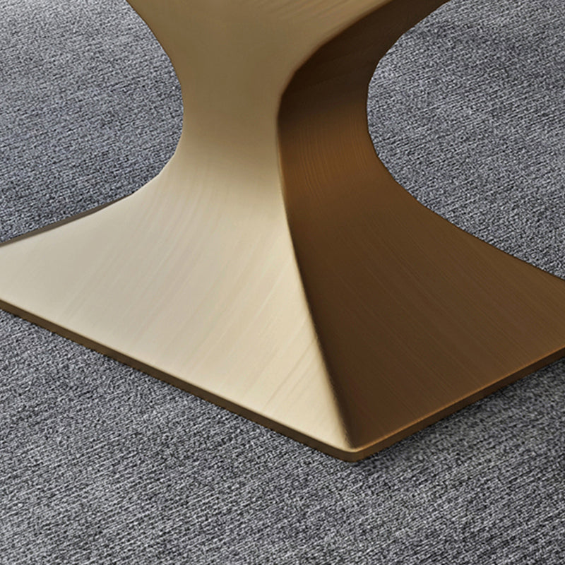 Luxury 1/2/5/ Pieces Dining Set Sintered Stone Dining Table Set with Leather Chairs Clearhalo 'Dining Room Sets' 'Dining Tables & Seating' 'dining_room_set' 'furn' 'furn_dining_room_set' 'Furniture' 'furniture_dining_room_set' 'Kitchen & Dining Furniture' 'kitchen&dining_furn' 'kitchen' 4458914