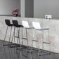 Contemporary Metal Bar Stool Indoor Bar Stool with Metal Legs and Low Back Clearhalo 'Bar Furniture' 'Bar Stools' 'bar_stools' 'furn' 'furn_bar_stools' 'furniture_bar_stools' 'Kitchen & Dining Furniture' 'kitchen&dining_furn' 'kitchen' 'kitchen_furn' Furniture' 4462487