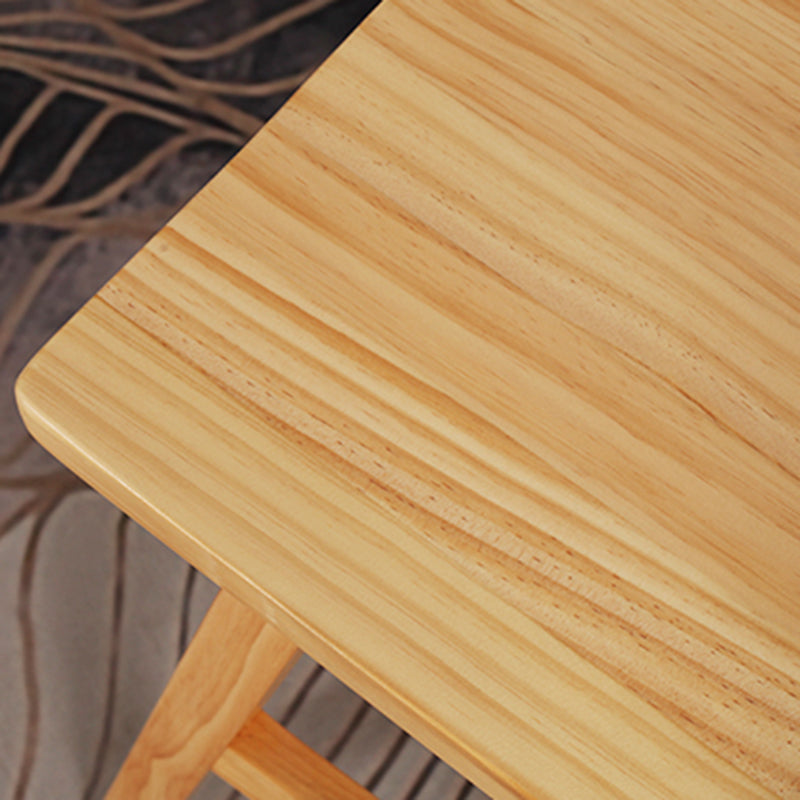 Contemporary Solid Wood Folding Bar Stool Indoor Barstool with Wood Seat and Footrest Clearhalo 'Bar Furniture' 'Bar Stools' 'bar_stools' 'furn' 'furn_bar_stools' 'furniture_bar_stools' 'Kitchen & Dining Furniture' 'kitchen&dining_furn' 'kitchen' 'kitchen_furn' Furniture' 4462624