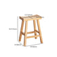 Contemporary Solid Wood Folding Bar Stool Indoor Barstool with Wood Seat and Footrest Clearhalo 'Bar Furniture' 'Bar Stools' 'bar_stools' 'furn' 'furn_bar_stools' 'furniture_bar_stools' 'Kitchen & Dining Furniture' 'kitchen&dining_furn' 'kitchen' 'kitchen_furn' Furniture' 4462634