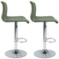 Modern Swivel Adjustable Height Bar Stool Indoor Bar Stool with Low Back Blackish Green 2 Piece Set Clearhalo 'Bar Furniture' 'Bar Stools' 'bar_stools' 'furn' 'furn_bar_stools' 'furniture_bar_stools' 'Kitchen & Dining Furniture' 'kitchen&dining_furn' 'kitchen' 'kitchen_furn' Furniture' 4462651