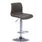 Modern Swivel Adjustable Height Bar Stool Indoor Bar Stool with Low Back Grey 1 Piece Clearhalo 'Bar Furniture' 'Bar Stools' 'bar_stools' 'furn' 'furn_bar_stools' 'furniture_bar_stools' 'Kitchen & Dining Furniture' 'kitchen&dining_furn' 'kitchen' 'kitchen_furn' Furniture' 4462659