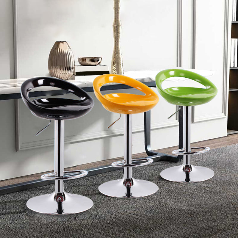 Industrial Style Bar-stool with Adjustable Height Swivel Footrest Barstool for Counter Bar Clearhalo 'Bar Furniture' 'Bar Stools' 'bar_stools' 'furn' 'furn_bar_stools' 'furniture_bar_stools' 'Kitchen & Dining Furniture' 'kitchen&dining_furn' 'kitchen' 'kitchen_furn' Furniture' 4462829