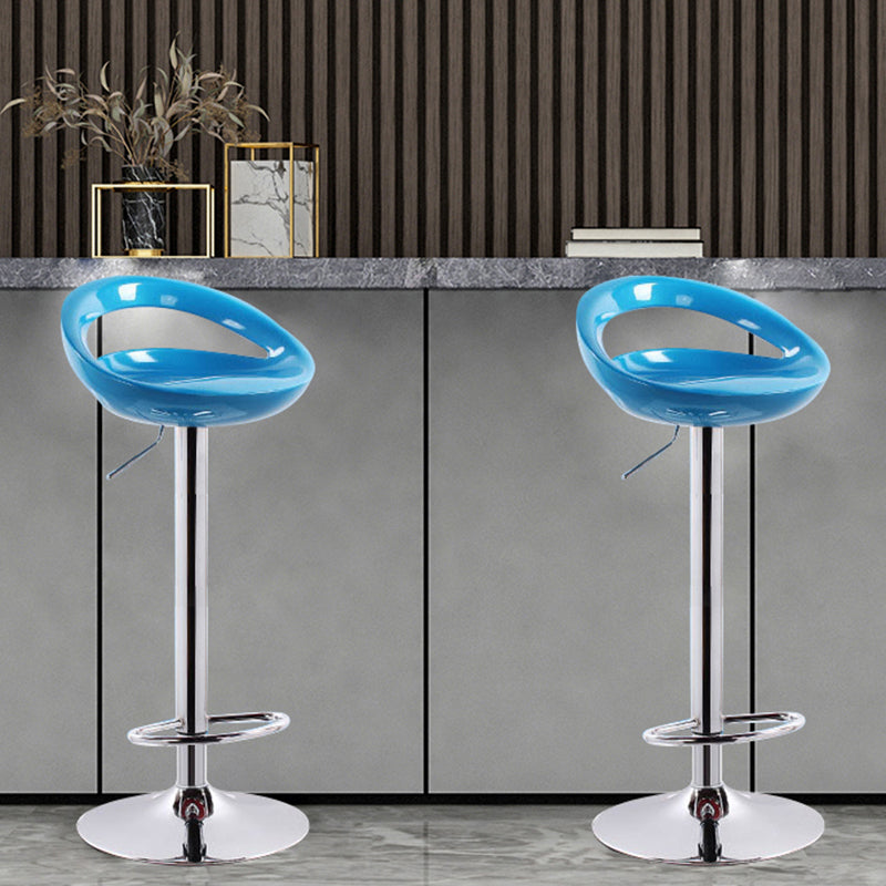 Industrial Style Bar-stool with Adjustable Height Swivel Footrest Barstool for Counter Bar Clearhalo 'Bar Furniture' 'Bar Stools' 'bar_stools' 'furn' 'furn_bar_stools' 'furniture_bar_stools' 'Kitchen & Dining Furniture' 'kitchen&dining_furn' 'kitchen' 'kitchen_furn' Furniture' 4462832
