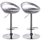 Industrial Style Bar-stool with Adjustable Height Swivel Footrest Barstool for Counter Bar Silver Gray 2 Piece Set Clearhalo 'Bar Furniture' 'Bar Stools' 'bar_stools' 'furn' 'furn_bar_stools' 'furniture_bar_stools' 'Kitchen & Dining Furniture' 'kitchen&dining_furn' 'kitchen' 'kitchen_furn' Furniture' 4462839