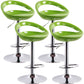 Industrial Style Bar-stool with Adjustable Height Swivel Footrest Barstool for Counter Bar Green 4 Piece Set Clearhalo 'Bar Furniture' 'Bar Stools' 'bar_stools' 'furn' 'furn_bar_stools' 'furniture_bar_stools' 'Kitchen & Dining Furniture' 'kitchen&dining_furn' 'kitchen' 'kitchen_furn' Furniture' 4462842