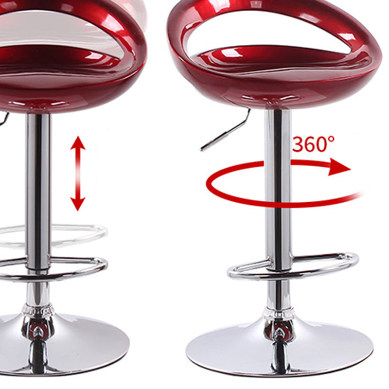 Industrial Style Bar-stool with Adjustable Height Swivel Footrest Barstool for Counter Bar Clearhalo 'Bar Furniture' 'Bar Stools' 'bar_stools' 'furn' 'furn_bar_stools' 'furniture_bar_stools' 'Kitchen & Dining Furniture' 'kitchen&dining_furn' 'kitchen' 'kitchen_furn' Furniture' 4462843