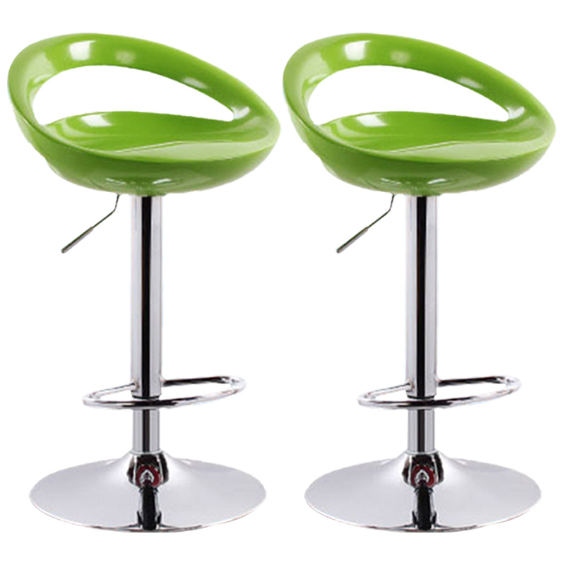 Industrial Style Bar-stool with Adjustable Height Swivel Footrest Barstool for Counter Bar Green 2 Piece Set Clearhalo 'Bar Furniture' 'Bar Stools' 'bar_stools' 'furn' 'furn_bar_stools' 'furniture_bar_stools' 'Kitchen & Dining Furniture' 'kitchen&dining_furn' 'kitchen' 'kitchen_furn' Furniture' 4462846