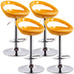 Industrial Style Bar-stool with Adjustable Height Swivel Footrest Barstool for Counter Bar Yellow 4 Piece Set Clearhalo 'Bar Furniture' 'Bar Stools' 'bar_stools' 'furn' 'furn_bar_stools' 'furniture_bar_stools' 'Kitchen & Dining Furniture' 'kitchen&dining_furn' 'kitchen' 'kitchen_furn' Furniture' 4462851