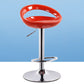 Industrial Style Bar-stool with Adjustable Height Swivel Footrest Barstool for Counter Bar Orange 1 Piece Clearhalo 'Bar Furniture' 'Bar Stools' 'bar_stools' 'furn' 'furn_bar_stools' 'furniture_bar_stools' 'Kitchen & Dining Furniture' 'kitchen&dining_furn' 'kitchen' 'kitchen_furn' Furniture' 4462855