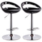 Industrial Style Bar-stool with Adjustable Height Swivel Footrest Barstool for Counter Bar Black 2 Piece Set Clearhalo 'Bar Furniture' 'Bar Stools' 'bar_stools' 'furn' 'furn_bar_stools' 'furniture_bar_stools' 'Kitchen & Dining Furniture' 'kitchen&dining_furn' 'kitchen' 'kitchen_furn' Furniture' 4462859
