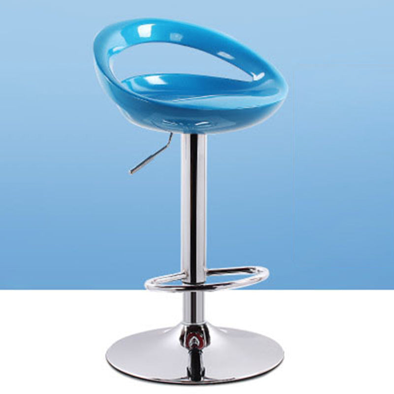 Industrial Style Bar-stool with Adjustable Height Swivel Footrest Barstool for Counter Bar Sky Blue 1 Piece Clearhalo 'Bar Furniture' 'Bar Stools' 'bar_stools' 'furn' 'furn_bar_stools' 'furniture_bar_stools' 'Kitchen & Dining Furniture' 'kitchen&dining_furn' 'kitchen' 'kitchen_furn' Furniture' 4462861