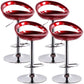 Industrial Style Bar-stool with Adjustable Height Swivel Footrest Barstool for Counter Bar Burgundy 4 Piece Set Clearhalo 'Bar Furniture' 'Bar Stools' 'bar_stools' 'furn' 'furn_bar_stools' 'furniture_bar_stools' 'Kitchen & Dining Furniture' 'kitchen&dining_furn' 'kitchen' 'kitchen_furn' Furniture' 4462866