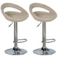 Industrial Style Bar-stool with Adjustable Height Footrest Low Back Barstool Beige 2 Piece Set Clearhalo 'Bar Furniture' 'Bar Stools' 'bar_stools' 'furn' 'furn_bar_stools' 'furniture_bar_stools' 'Kitchen & Dining Furniture' 'kitchen&dining_furn' 'kitchen' 'kitchen_furn' Furniture' 4462875