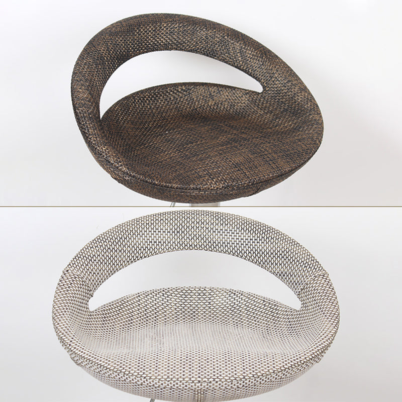 Industrial Style Bar-stool with Adjustable Height Footrest Low Back Barstool Clearhalo 'Bar Furniture' 'Bar Stools' 'bar_stools' 'furn' 'furn_bar_stools' 'furniture_bar_stools' 'Kitchen & Dining Furniture' 'kitchen&dining_furn' 'kitchen' 'kitchen_furn' Furniture' 4462883