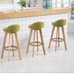 Modern Rotatable Backrest Counter Stool Wood Cafe Bar Stool with Pedal and Cushion Clearhalo 'Bar Furniture' 'Bar Stools' 'bar_stools' 'furn' 'furn_bar_stools' 'furniture_bar_stools' 'Kitchen & Dining Furniture' 'kitchen&dining_furn' 'kitchen' 'kitchen_furn' Furniture' 4463040