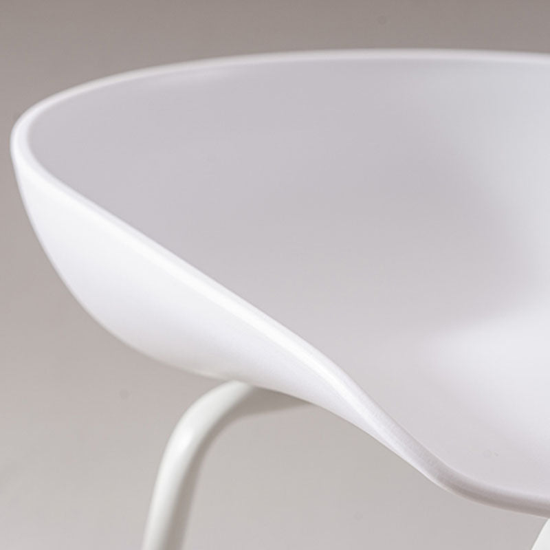 Modern Armless Backrest Counter Stool Iron Milk Tea Shop Bar Stool with Plastic Seat Clearhalo 'Bar Furniture' 'Bar Stools' 'bar_stools' 'furn' 'furn_bar_stools' 'furniture_bar_stools' 'Kitchen & Dining Furniture' 'kitchen&dining_furn' 'kitchen' 'kitchen_furn' Furniture' 4463104