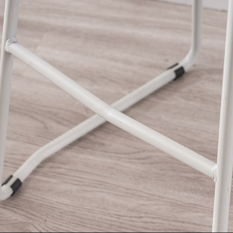 Modern Armless Backrest Counter Stool Iron Milk Tea Shop Bar Stool with Plastic Seat Clearhalo 'Bar Furniture' 'Bar Stools' 'bar_stools' 'furn' 'furn_bar_stools' 'furniture_bar_stools' 'Kitchen & Dining Furniture' 'kitchen&dining_furn' 'kitchen' 'kitchen_furn' Furniture' 4463108