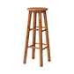 Modern Armless Backrest Counter Stool Wood Kitchen Bar Stool with Wooden Seat and Pedal Clearhalo 'Bar Furniture' 'Bar Stools' 'bar_stools' 'furn' 'furn_bar_stools' 'furniture_bar_stools' 'Kitchen & Dining Furniture' 'kitchen&dining_furn' 'kitchen' 'kitchen_furn' Furniture' 4463132