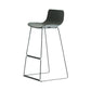 Modern Armless Backrest Counter Stool Steel Kitchen Bar Stool with Plastic Seat and Pedal Clearhalo 'Bar Furniture' 'Bar Stools' 'bar_stools' 'furn' 'furn_bar_stools' 'furniture_bar_stools' 'Kitchen & Dining Furniture' 'kitchen&dining_furn' 'kitchen' 'kitchen_furn' Furniture' 4463188