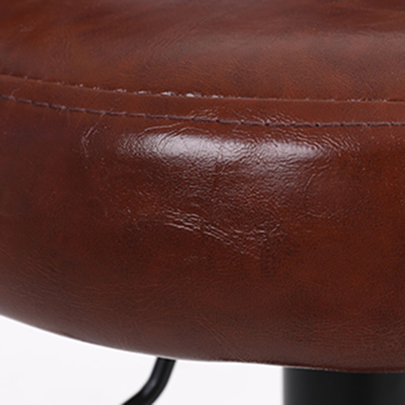 Modern Backrest Rotatable Counter Stool Wood Kitchen Bar Stool with Cushion and Pedal Clearhalo 'Bar Furniture' 'Bar Stools' 'bar_stools' 'furn' 'furn_bar_stools' 'furniture_bar_stools' 'Kitchen & Dining Furniture' 'kitchen&dining_furn' 'kitchen' 'kitchen_furn' Furniture' 4463208