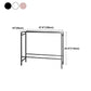 White and Pink Modern Style Bar Table in Wood and Metal Bar Table Milk Tea Shop Bar Table Clearhalo 'Bar Furniture' 'Bar Tables' 'bar_tables' 'furn' 'furn_bar_tables' 'Furniture' 'furniture_bar_tables' 'Kitchen & Dining Furniture' 4463552