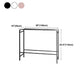 White and Pink Modern Style Bar Table in Wood and Metal Bar Table Milk Tea Shop Bar Table Clearhalo 'Bar Furniture' 'Bar Tables' 'bar_tables' 'furn' 'furn_bar_tables' 'Furniture' 'furniture_bar_tables' 'Kitchen & Dining Furniture' 4463553