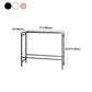 White and Pink Modern Style Bar Table in Wood and Metal Bar Table Milk Tea Shop Bar Table Clearhalo 'Bar Furniture' 'Bar Tables' 'bar_tables' 'furn' 'furn_bar_tables' 'Furniture' 'furniture_bar_tables' 'Kitchen & Dining Furniture' 4463554
