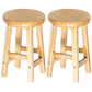 Contemporary Solid Wood Barstools Indoor Bar Stool with Wood Seat and Footrest Natural 2 Piece Set Clearhalo 'Bar Furniture' 'Bar Stools' 'bar_stools' 'furn' 'furn_bar_stools' 'furniture_bar_stools' 'Kitchen & Dining Furniture' 'kitchen&dining_furn' 'kitchen' 'kitchen_furn' Furniture' 4463641