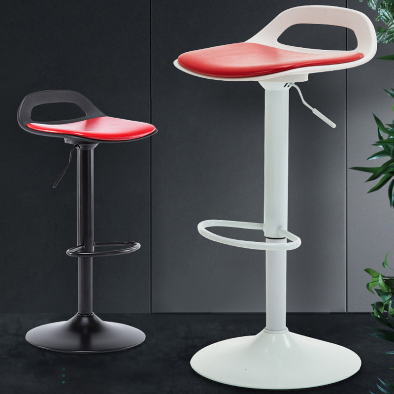 Industrial Style Bar-stool Metal Leg with Adjustable Height Bucket Seat Barstool Clearhalo 'Bar Furniture' 'Bar Stools' 'bar_stools' 'furn' 'furn_bar_stools' 'furniture_bar_stools' 'Kitchen & Dining Furniture' 'kitchen&dining_furn' 'kitchen' 'kitchen_furn' Furniture' 4463752