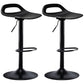 Industrial Style Bar-stool Metal Leg with Adjustable Height Bucket Seat Barstool Black 2 Piece Set Clearhalo 'Bar Furniture' 'Bar Stools' 'bar_stools' 'furn' 'furn_bar_stools' 'furniture_bar_stools' 'Kitchen & Dining Furniture' 'kitchen&dining_furn' 'kitchen' 'kitchen_furn' Furniture' 4463760