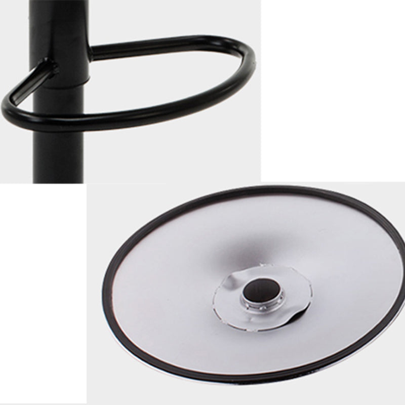 Industrial Style Bar-stool Metal Leg with Adjustable Height Bucket Seat Barstool Clearhalo 'Bar Furniture' 'Bar Stools' 'bar_stools' 'furn' 'furn_bar_stools' 'furniture_bar_stools' 'Kitchen & Dining Furniture' 'kitchen&dining_furn' 'kitchen' 'kitchen_furn' Furniture' 4463763