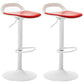 Industrial Style Bar-stool Metal Leg with Adjustable Height Bucket Seat Barstool Red 2 Piece Set Clearhalo 'Bar Furniture' 'Bar Stools' 'bar_stools' 'furn' 'furn_bar_stools' 'furniture_bar_stools' 'Kitchen & Dining Furniture' 'kitchen&dining_furn' 'kitchen' 'kitchen_furn' Furniture' 4463772