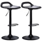 Industrial Style Bar-stool Metal Leg with Adjustable Height Bucket Seat Barstool Textured Black 2 Piece Set Clearhalo 'Bar Furniture' 'Bar Stools' 'bar_stools' 'furn' 'furn_bar_stools' 'furniture_bar_stools' 'Kitchen & Dining Furniture' 'kitchen&dining_furn' 'kitchen' 'kitchen_furn' Furniture' 4463778