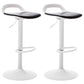 Industrial Style Bar-stool Metal Leg with Adjustable Height Bucket Seat Barstool Matte Black 2 Piece Set Clearhalo 'Bar Furniture' 'Bar Stools' 'bar_stools' 'furn' 'furn_bar_stools' 'furniture_bar_stools' 'Kitchen & Dining Furniture' 'kitchen&dining_furn' 'kitchen' 'kitchen_furn' Furniture' 4463781