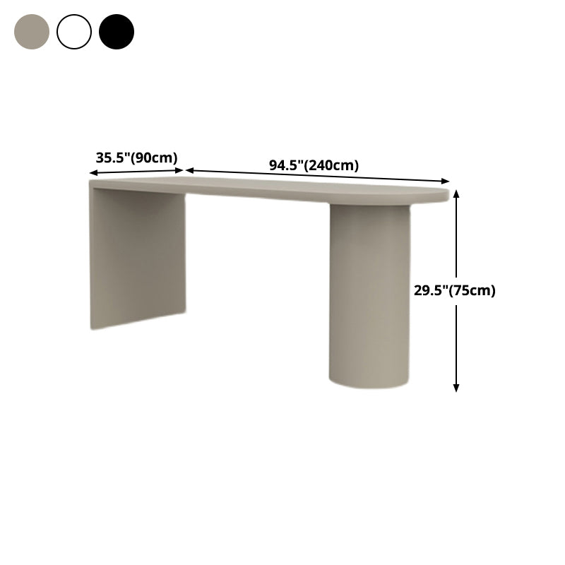Free Form Pine Wood Table for Restaurant Modern Indoor Table with Double Pedestal Base Clearhalo ' dining_table' 'Dining Tables & Seating' 'Dining Tables' 'furn' 'furn_dining_table' 'Furniture' 'furniture_dining_table' 'Kitchen & Dining Furniture' 'kitchen&dining_furn' 'kitchen' 'kitchen_dining_table' 4467695