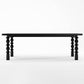 Rectangle Shape Casual Dining Table Solid Wood Fixed Table for Restaurant Black 86.6"L x 31.5"W x 29.5"H Without Chairs Clearhalo ' dining_table' 'Dining Tables & Seating' 'Dining Tables' 'furn' 'furn_dining_table' 'Furniture' 'furniture_dining_table' 'Kitchen & Dining Furniture' 'kitchen&dining_furn' 'kitchen' 'kitchen_dining_table' 4467714
