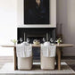 Simplicity Double Pedestal Table Oval Solid Pinewood Dining Table 59.1"L x 27.6"W x 29.5"H Without Chairs Clearhalo ' dining_table' 'Dining Tables & Seating' 'Dining Tables' 'furn' 'furn_dining_table' 'Furniture' 'furniture_dining_table' 'Kitchen & Dining Furniture' 'kitchen&dining_furn' 'kitchen' 'kitchen_dining_table' 4467730