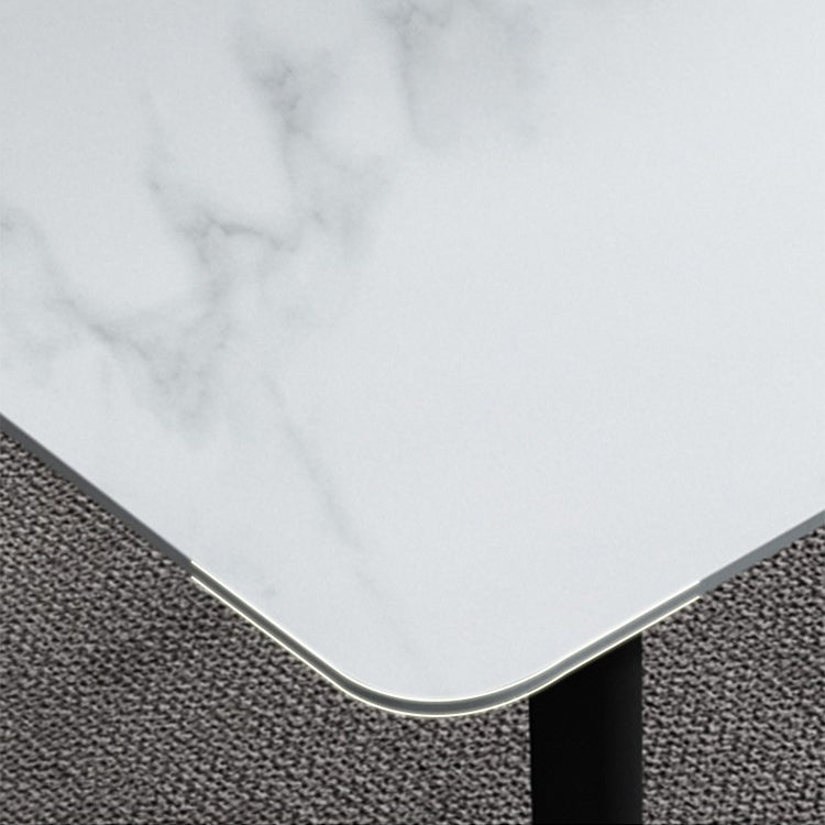 Stone Dining Room Collection Industrial Style Rectangle 4 Legs Dining Table Clearhalo ' dining_table' 'Dining Tables & Seating' 'Dining Tables' 'furn' 'furn_dining_table' 'Furniture' 'furniture_dining_table' 'Kitchen & Dining Furniture' 'kitchen&dining_furn' 'kitchen' 'kitchen_dining_table' 4467766